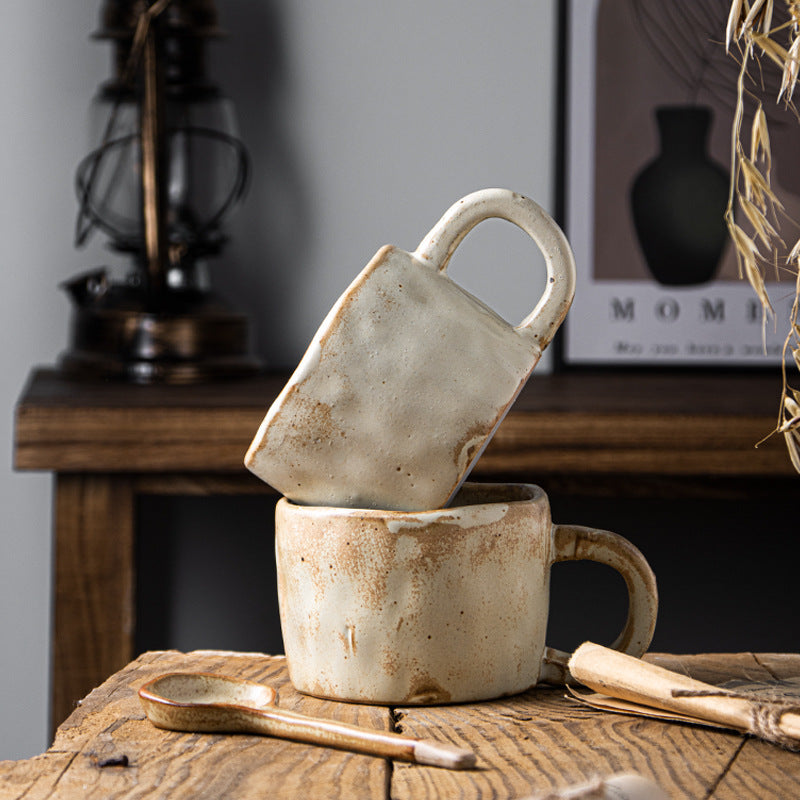 Japanese rustic ceramic coffee cup – 200ml