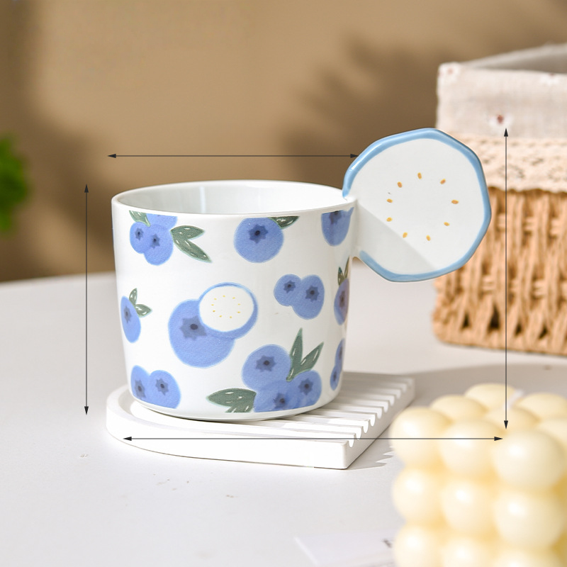 Fruit Ceramic Mug Set