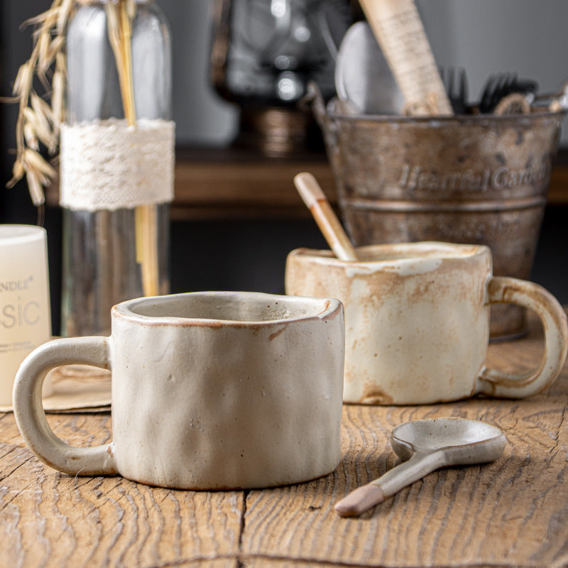 Japanese rustic ceramic coffee cup – 200ml