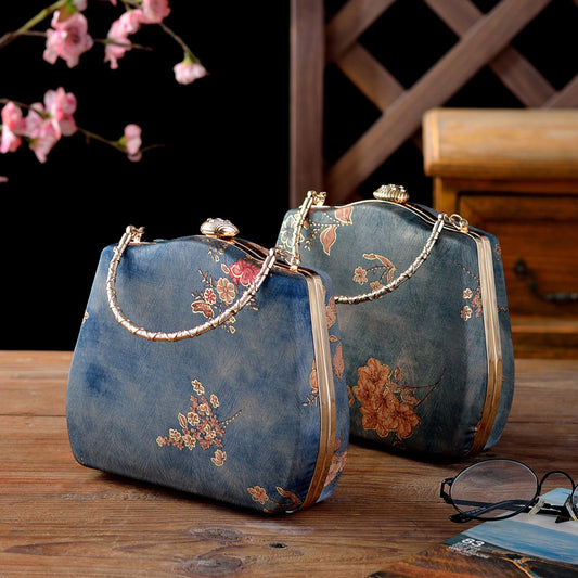 Jinhua Brocade Handbag | Embroidered Elegance in Bloom
