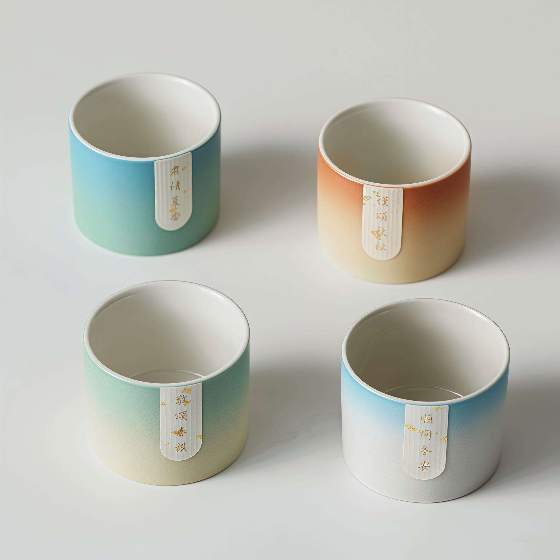 Four Seasons Jiangshan Tea Cup Set｜A Journey Through Nature and Time