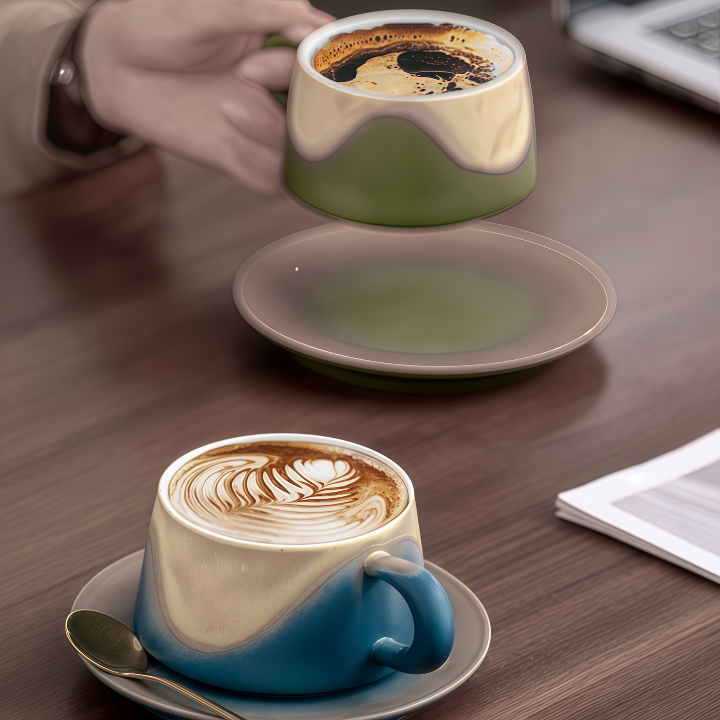 Gradient Coffee Mug Set