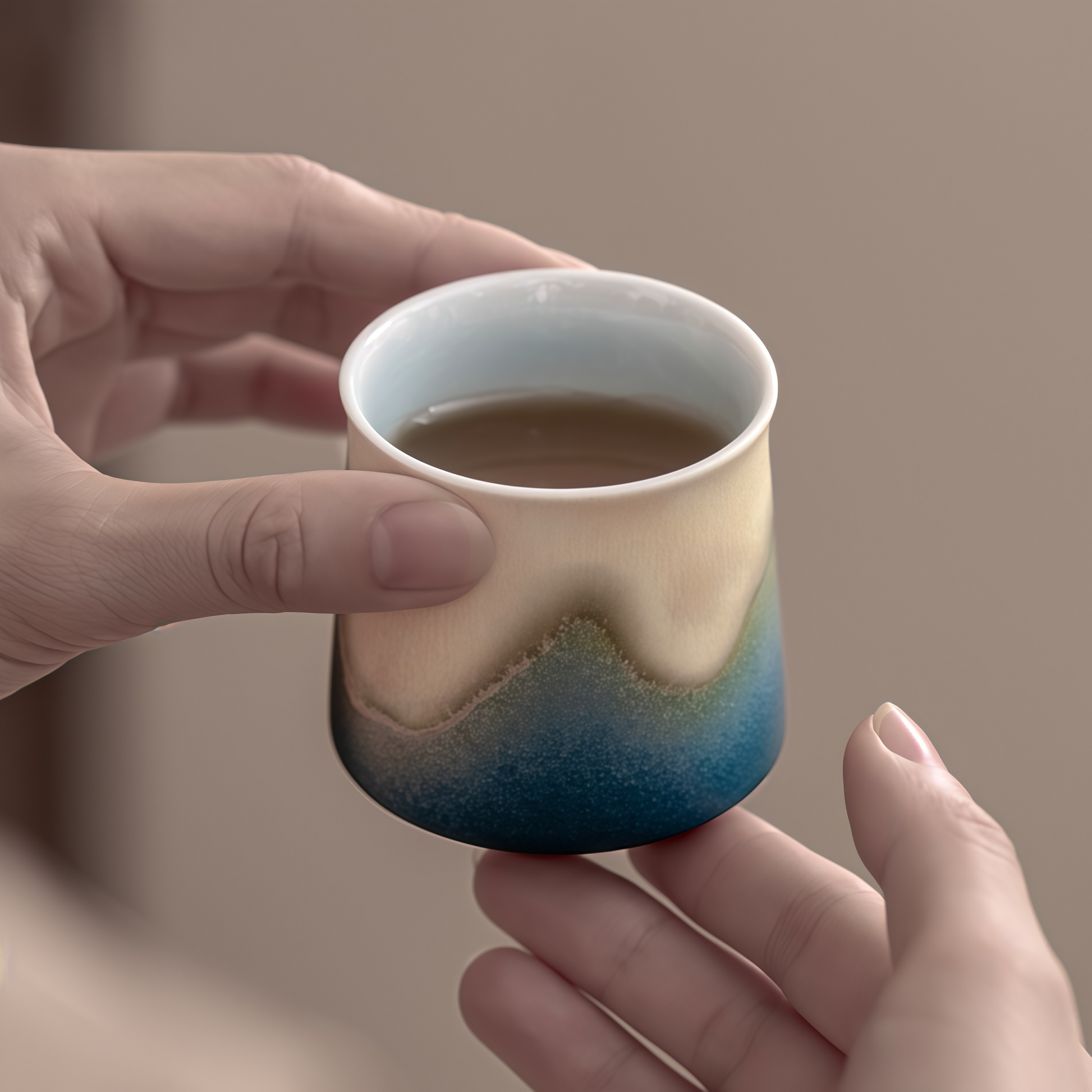 Jianshan Artisan Tasting Cup Set | Handcrafted Elegance Inspired by the Mountains
