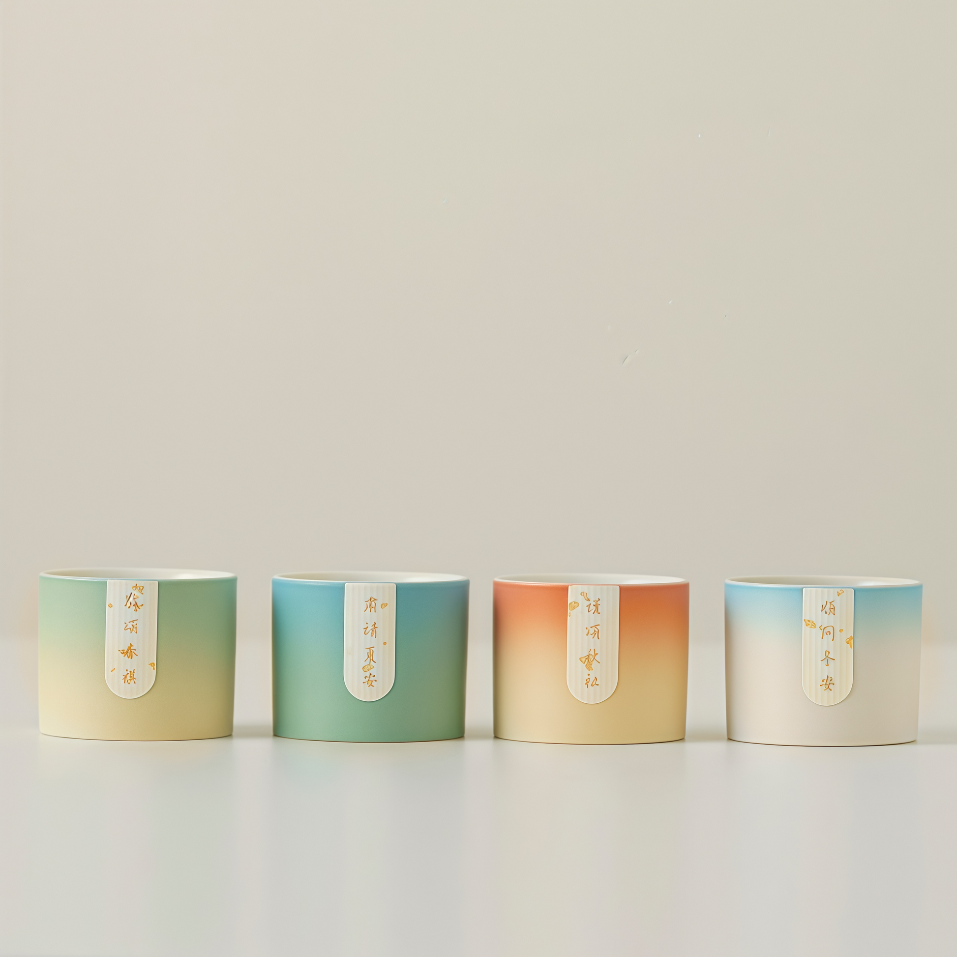 Four Seasons Jiangshan Tea Cup Set｜A Journey Through Nature and Time