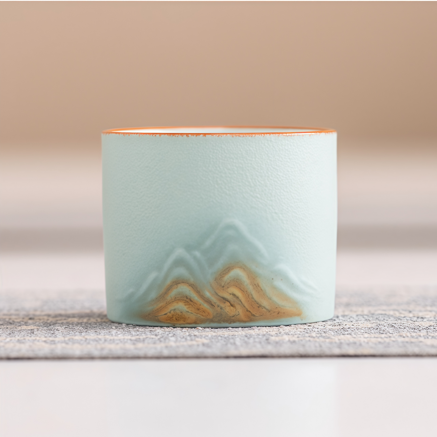 Jin Xiu Jiangshan Teacup Set｜Painted Peaks, Peaceful Hands