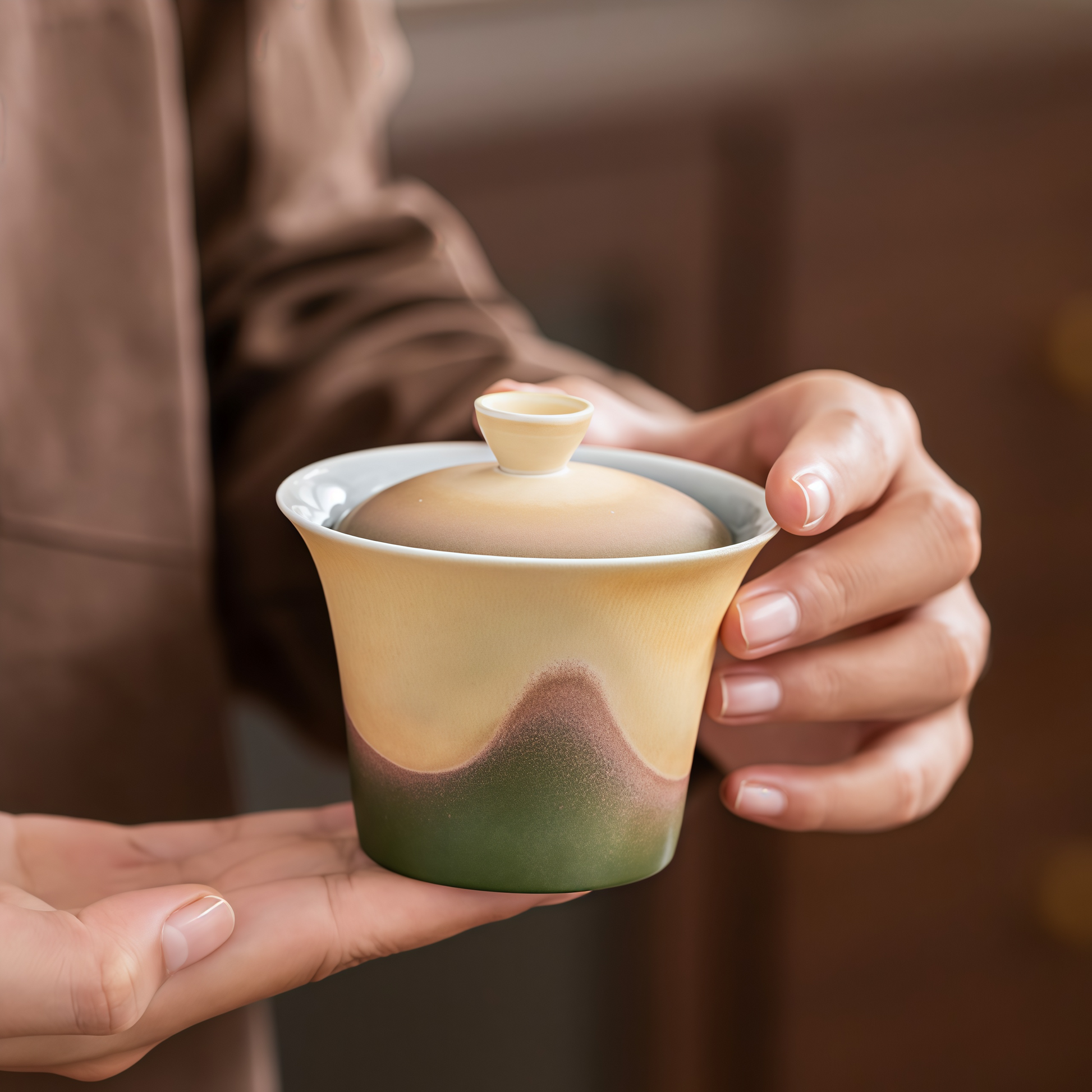 Jianshan Gaiwan Teaware Gift Set | Where Silence Meets the Mountain