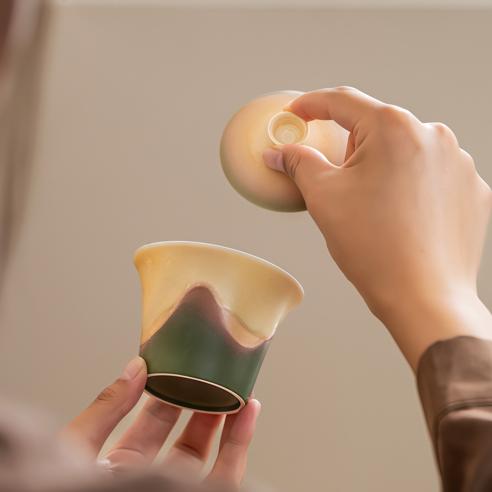 Jianshan Gaiwan Teaware Gift Set | Where Silence Meets the Mountain