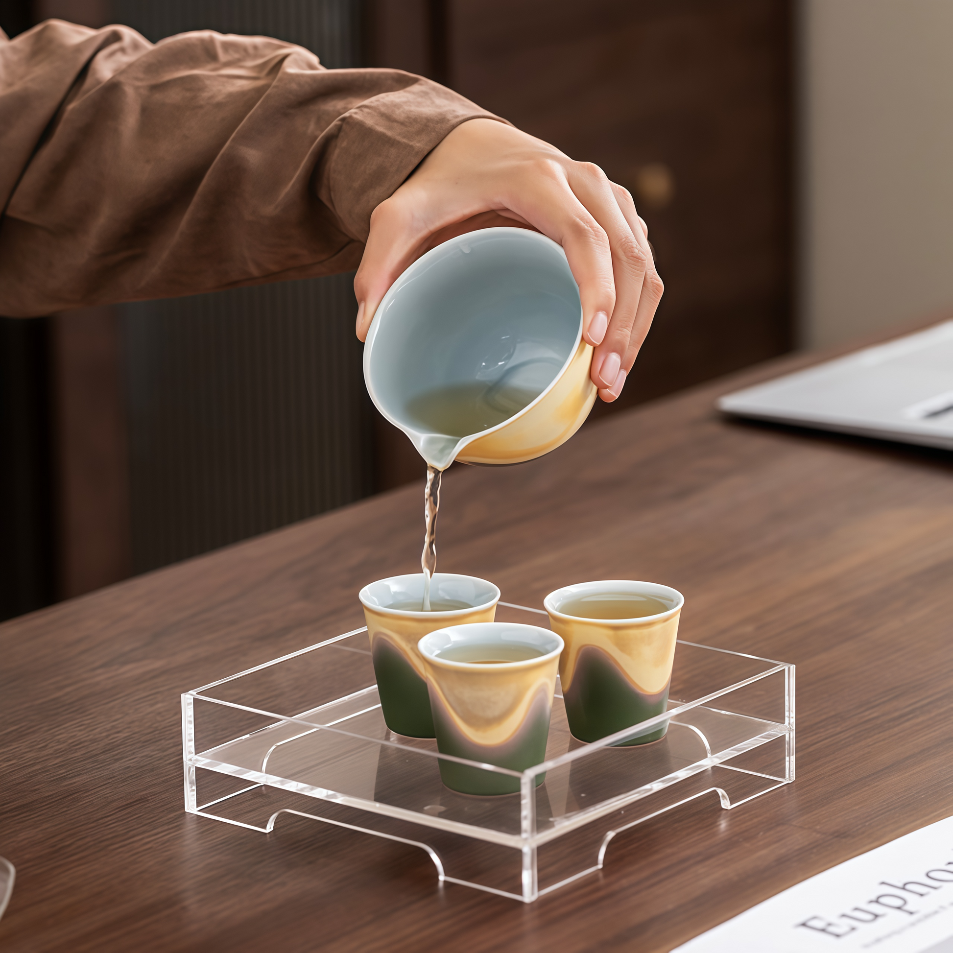Jianshan Gaiwan Teaware Gift Set | Where Silence Meets the Mountain