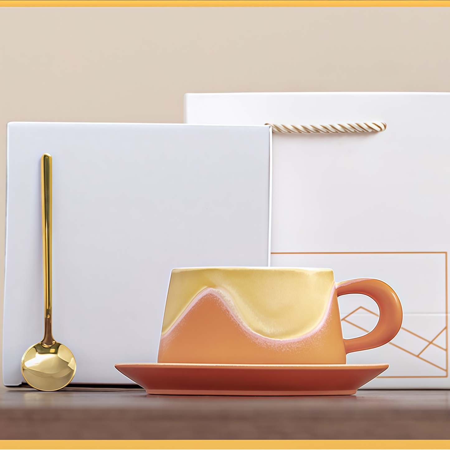 Gradient Coffee Mug Set