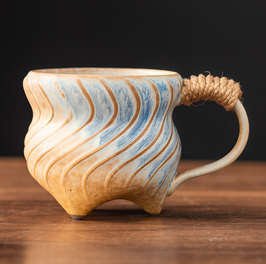 “Shiosai” – Tidesong Footed Mug