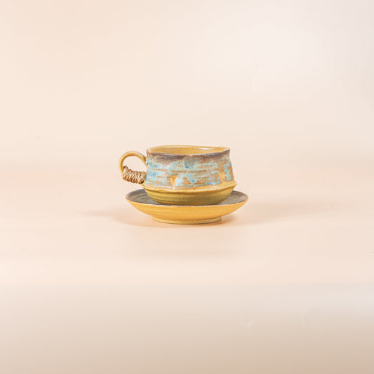 The Whitemore – Ochre Cup Set