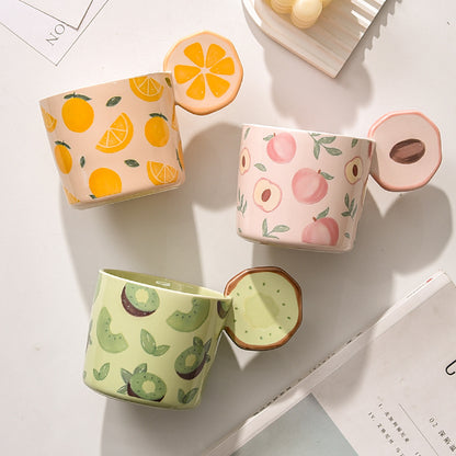 Fruit Ceramic Mug Set