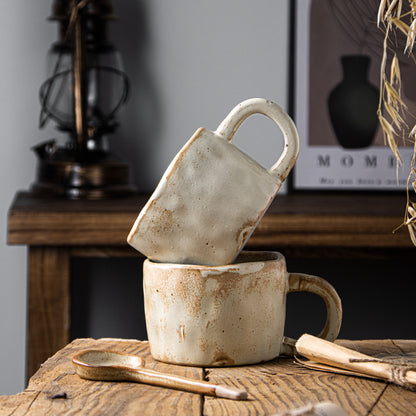 Japanese rustic ceramic coffee cup – 200ml