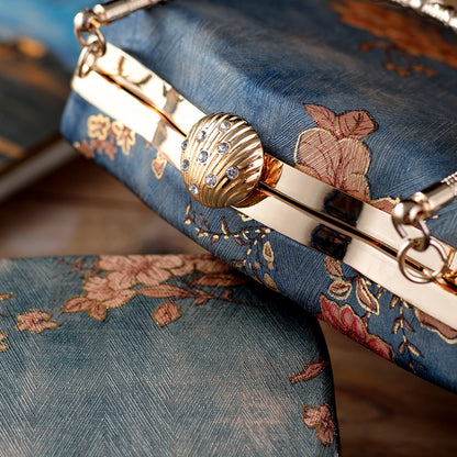 Jinhua Brocade Handbag | Embroidered Elegance in Bloom