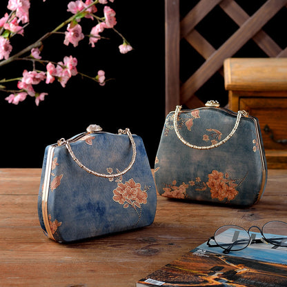 Jinhua Brocade Handbag | Embroidered Elegance in Bloom