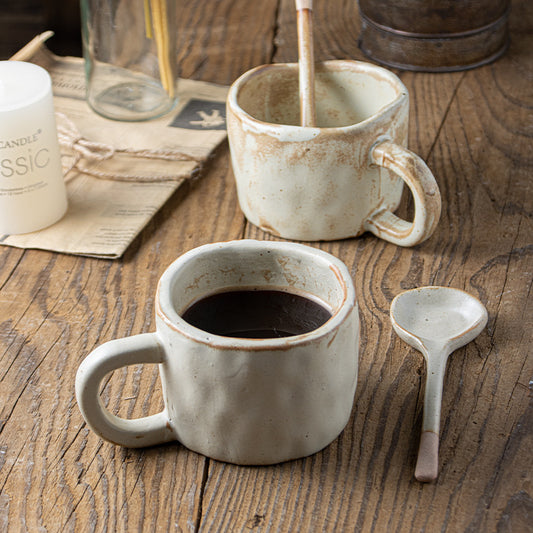 Japanese rustic ceramic coffee cup – 200ml