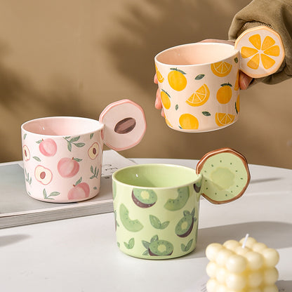 Fruit Ceramic Mug Set