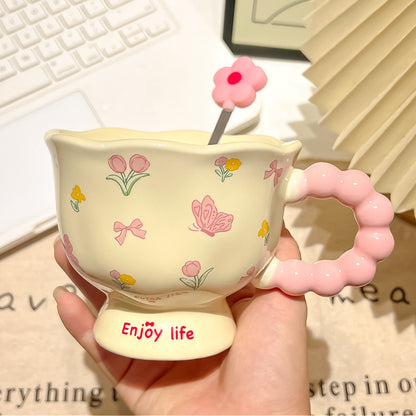 Bloom Cup & Spoon Set