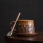 Earth Brown Ceramic Mug Set