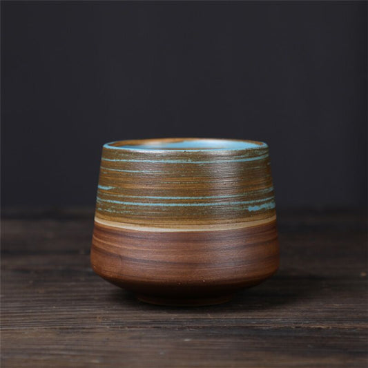 Blue Horizon Ceramic Teacup – 300ml