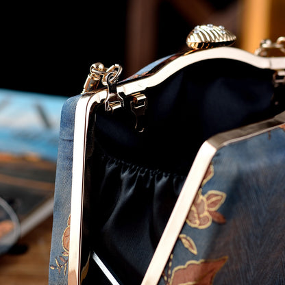 Jinhua Brocade Handbag | Embroidered Elegance in Bloom