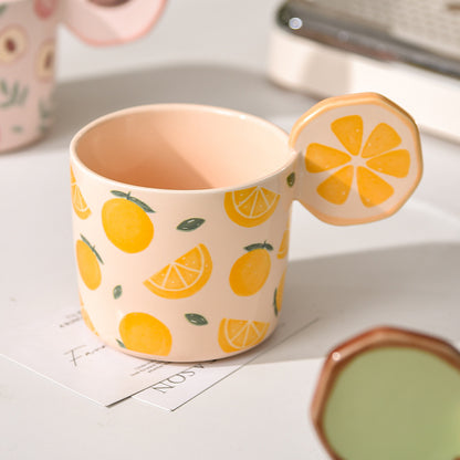 Fruit Ceramic Mug Set