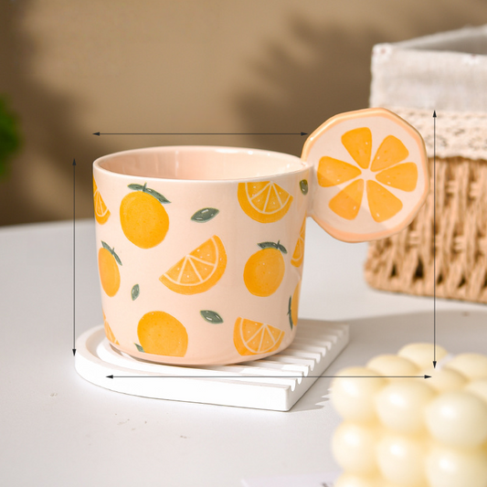 Fruit Ceramic Mug Set