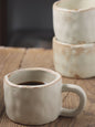 Japanese rustic ceramic coffee cup – 200ml